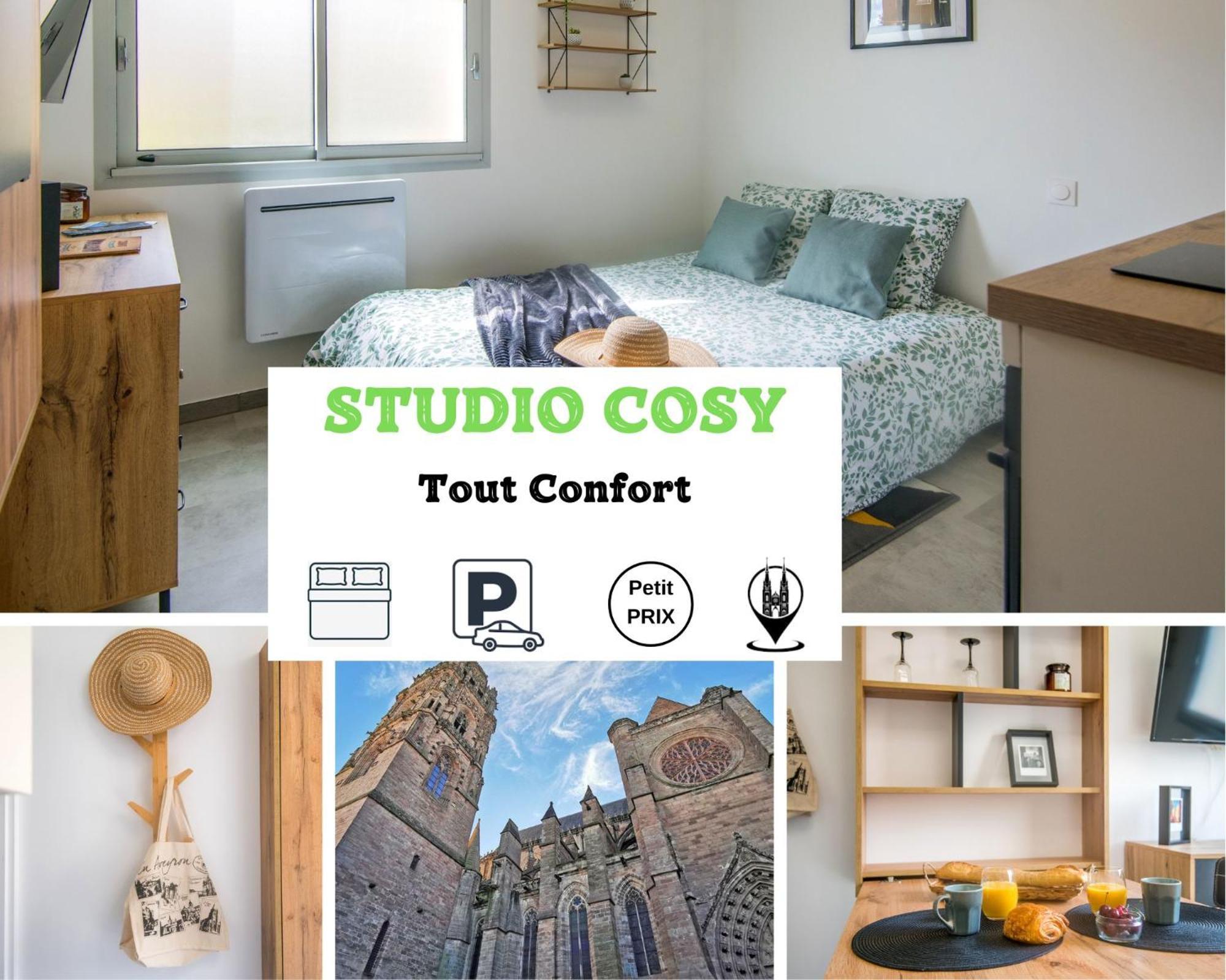 Studio Cosy - Tout Confort Rodez Eksteriør billede